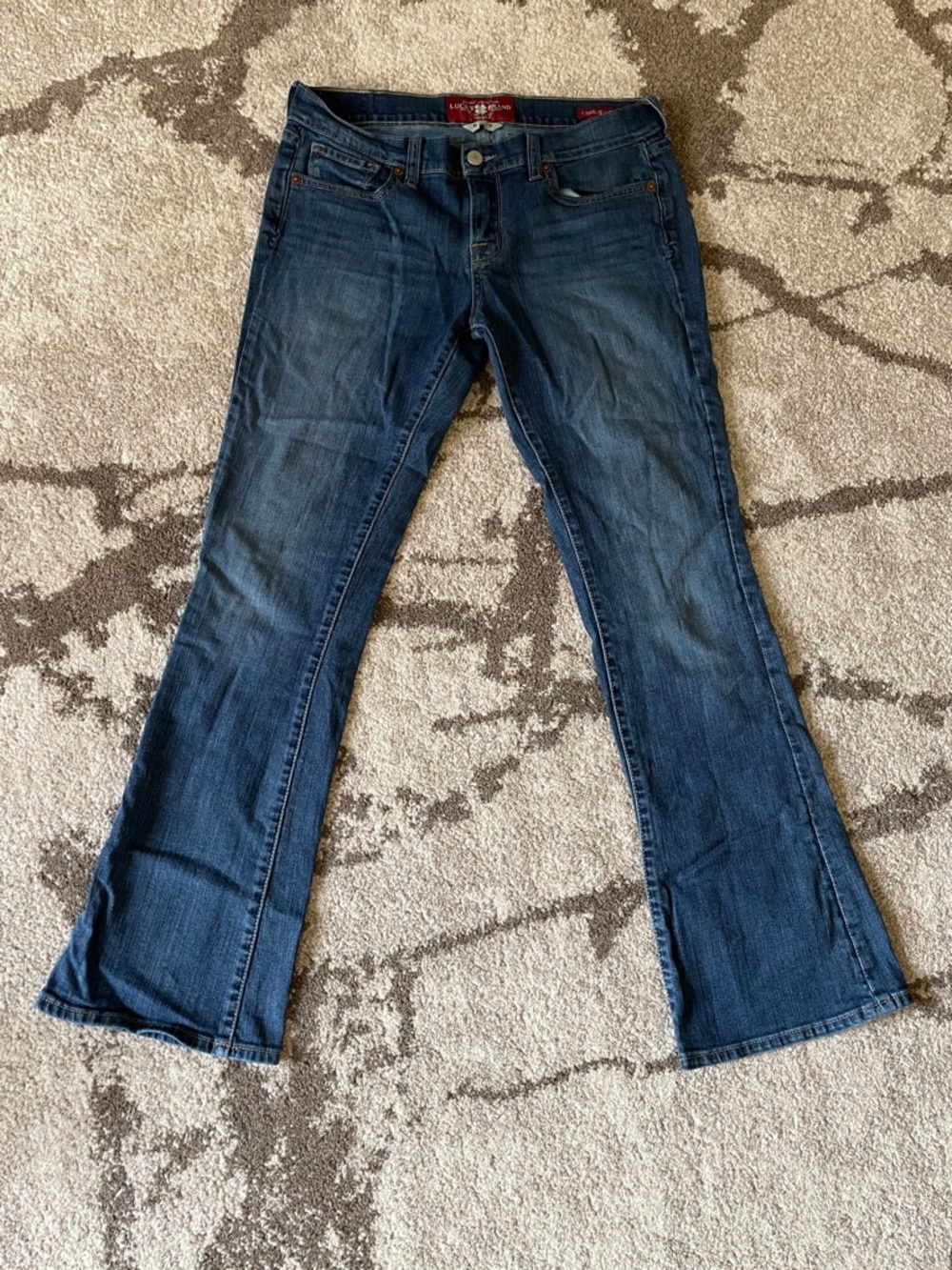 Lucky Brand Women's Dark Blue Flare Jeans